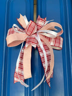 Red, White, and Pink Valentines Bow
