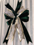 Emerald Sparkle Bow
