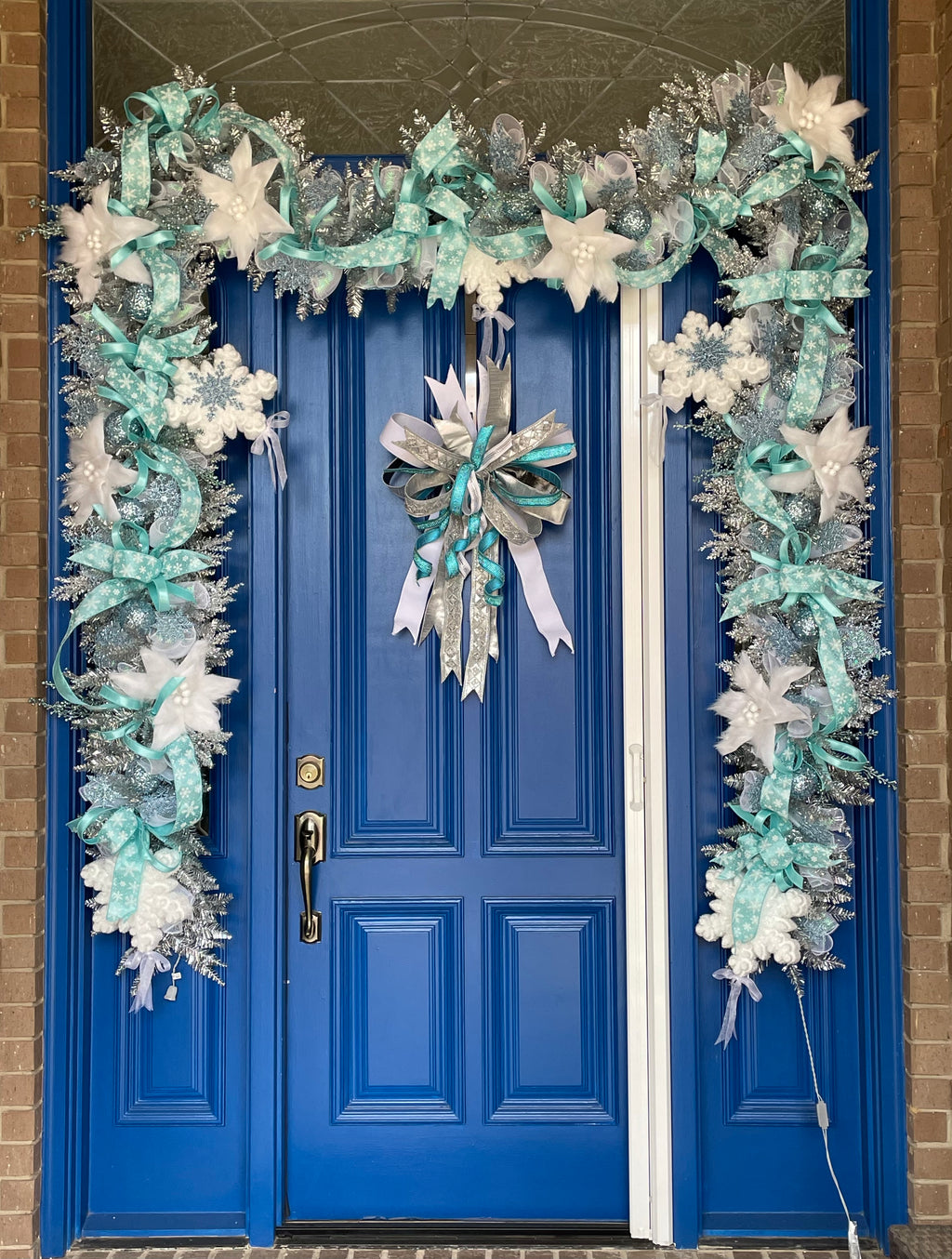 Icy Winter Luxury Sparkle Bow