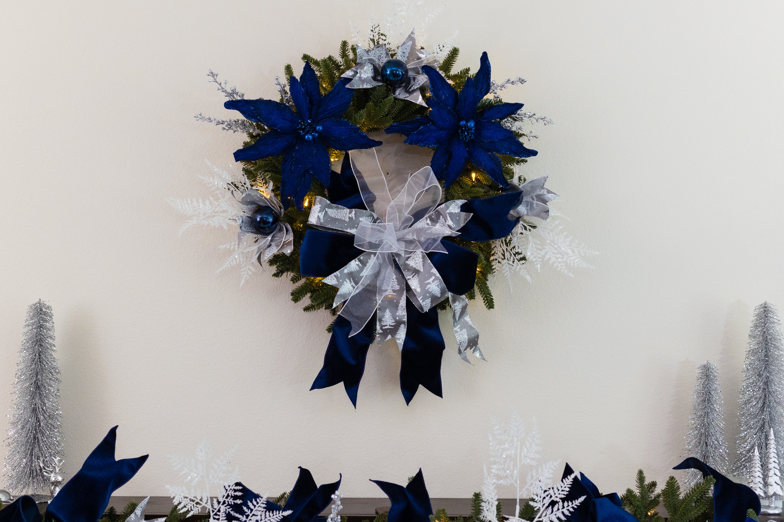 Winter Blue Wreath